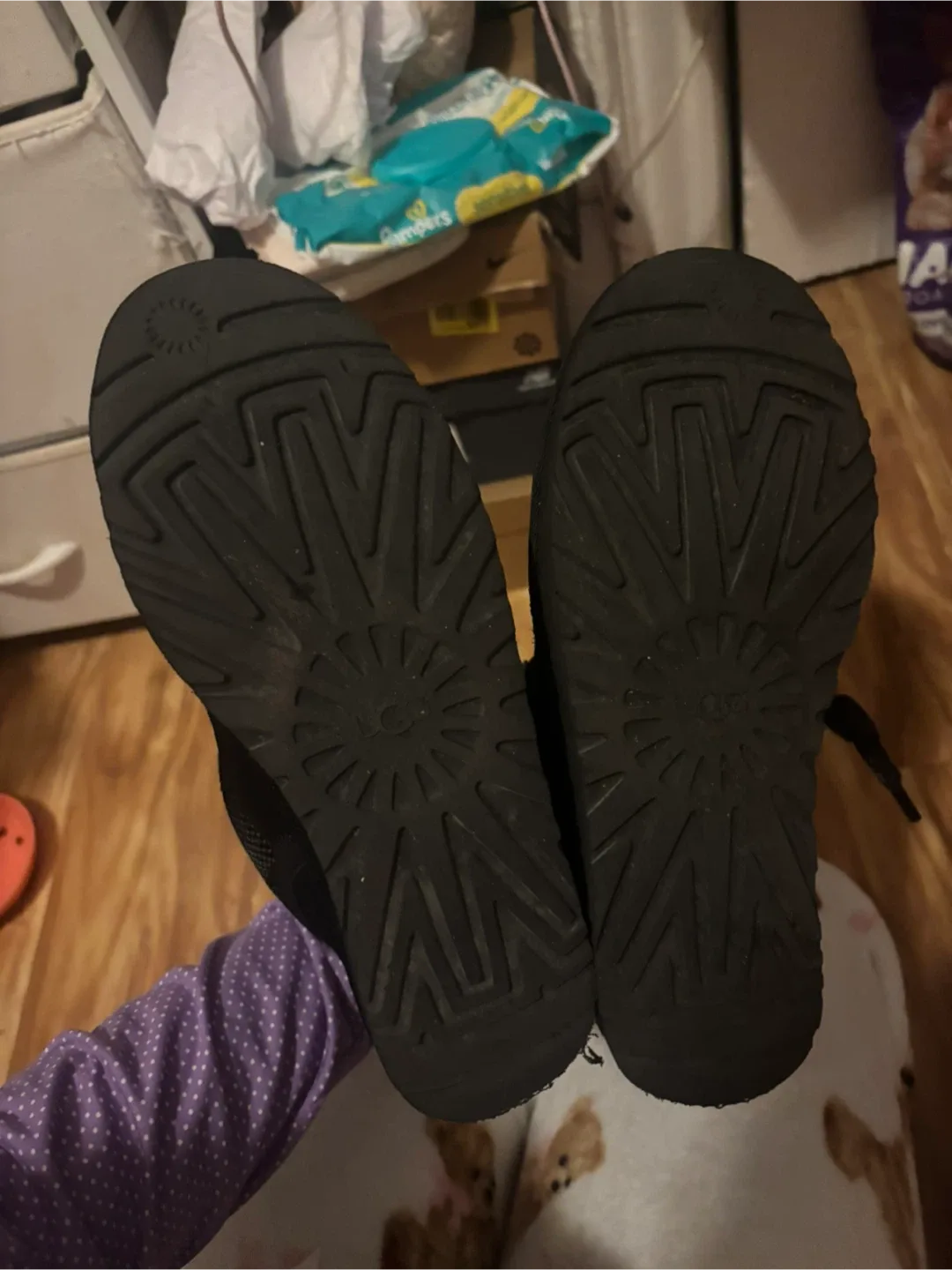 UGG Black Boots - Women's Size 9 image indicator(4)