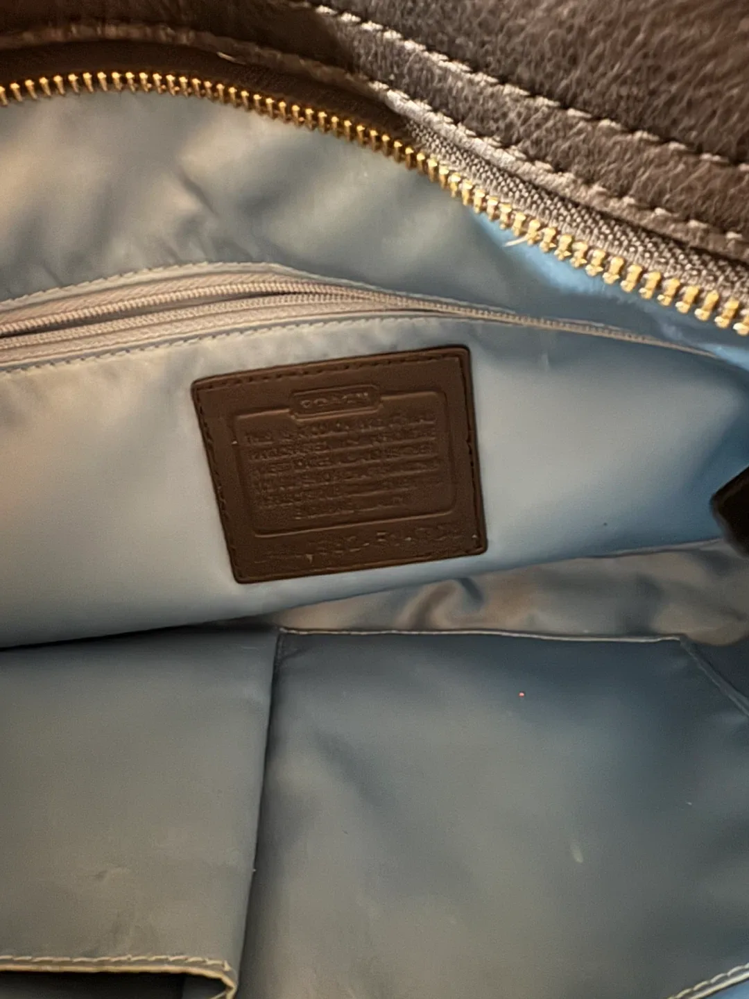 Coach Black Signature Hobo Bag image indicator(8)