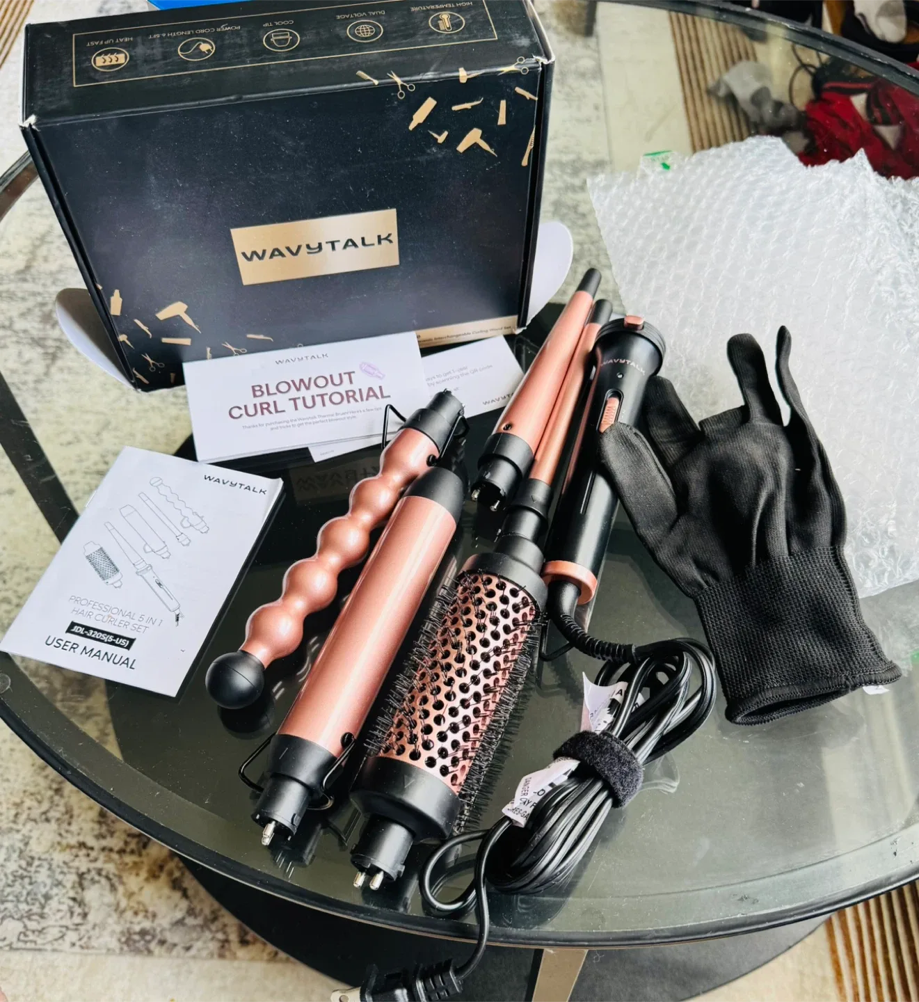 Wavytalk 5-in-1 Hair Curler Set