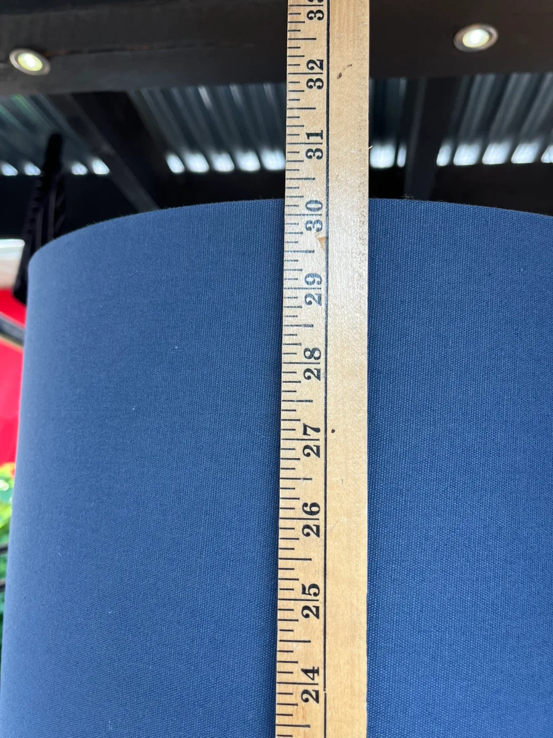 Pair of Navy Blue Lamps - 32" Height image indicator(4)