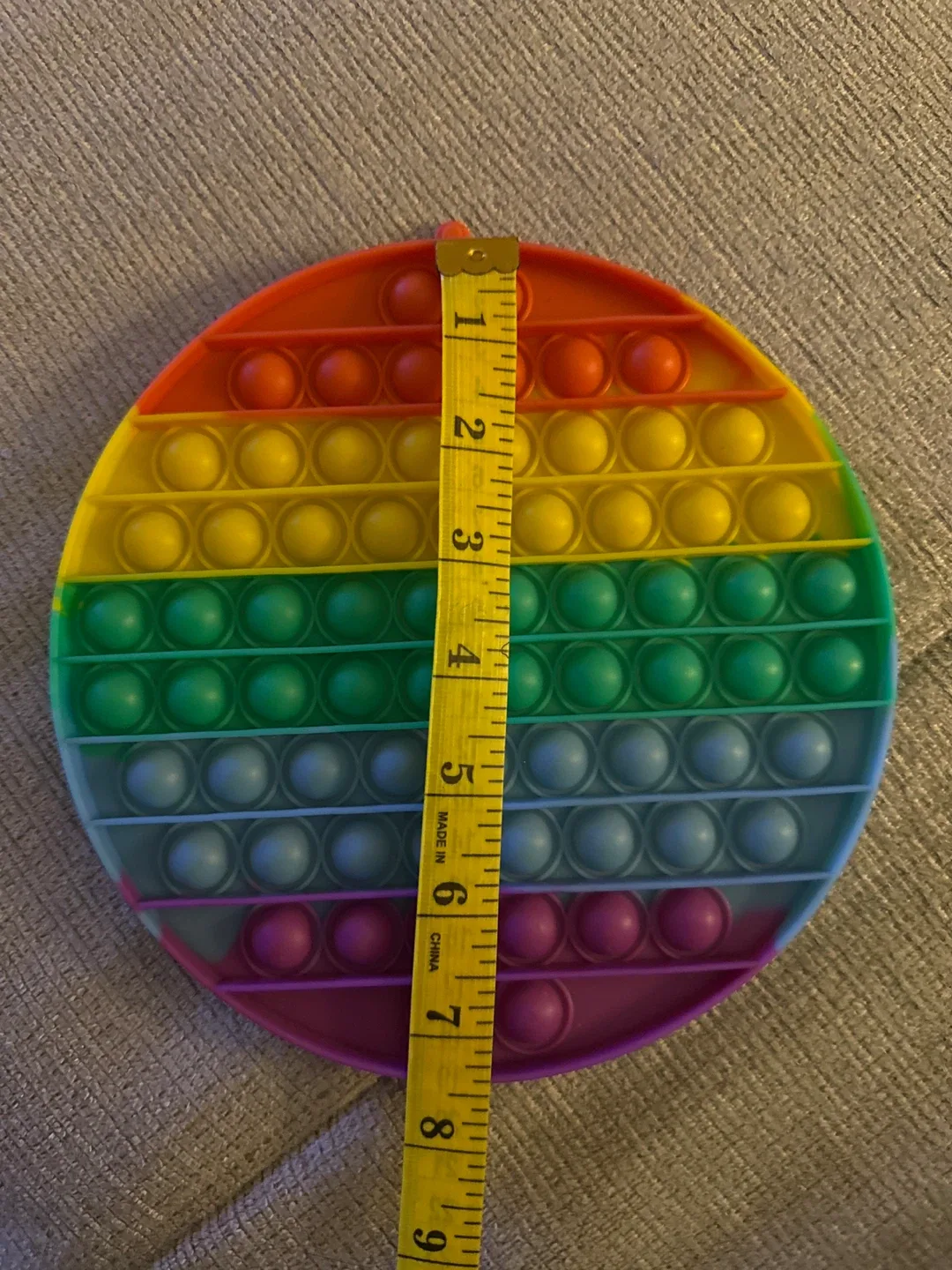 #cleanout Rainbow Pop It Fidget Toy