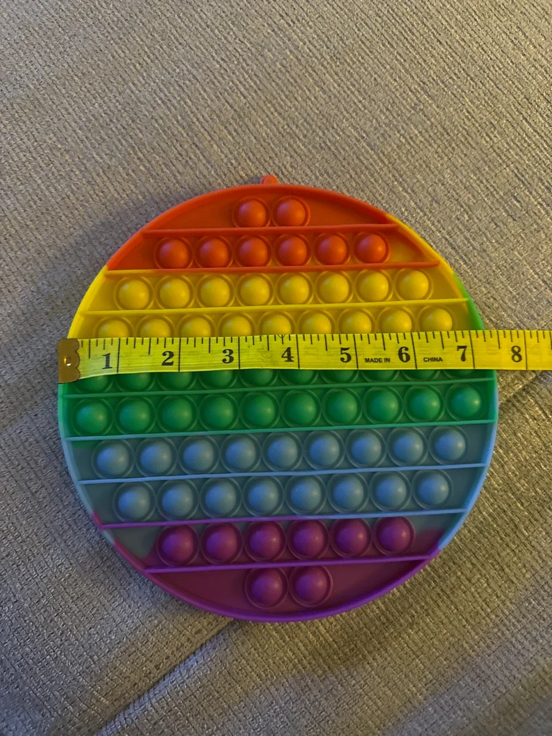 #cleanout Rainbow Pop It Fidget Toy image indicator(2)