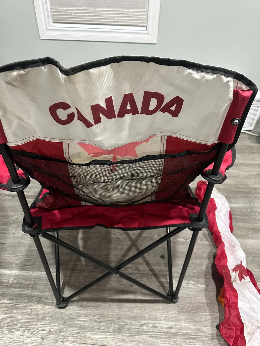 Canada Flag Folding Camp Chair