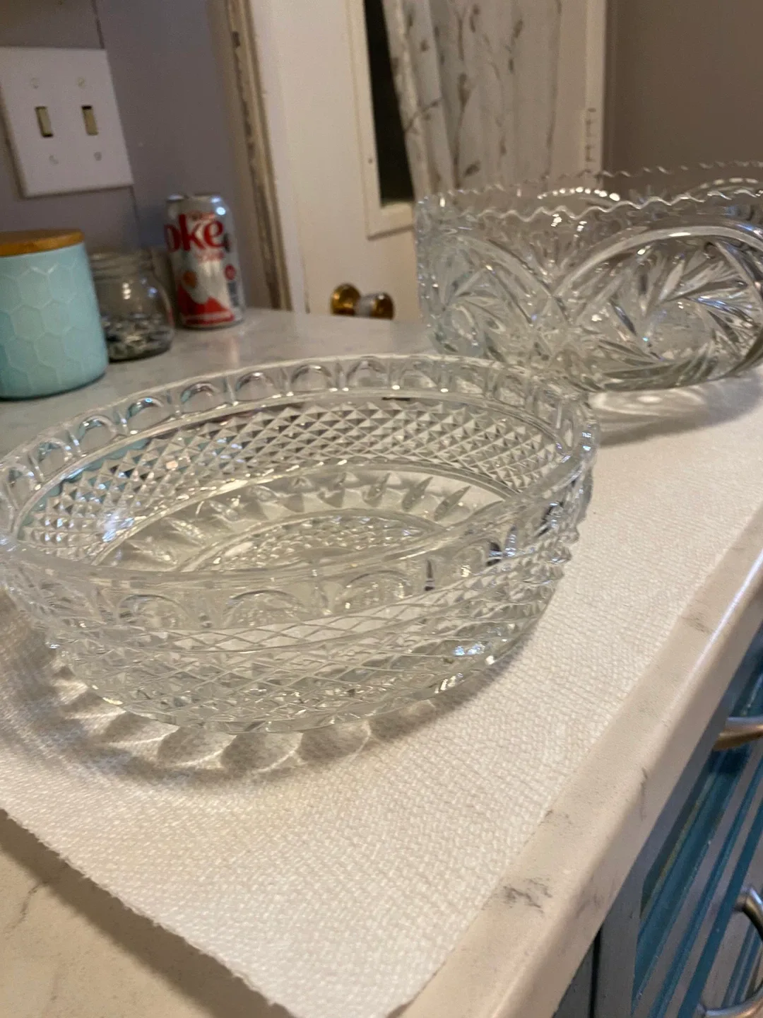 Crystal Bowls - Set of 2