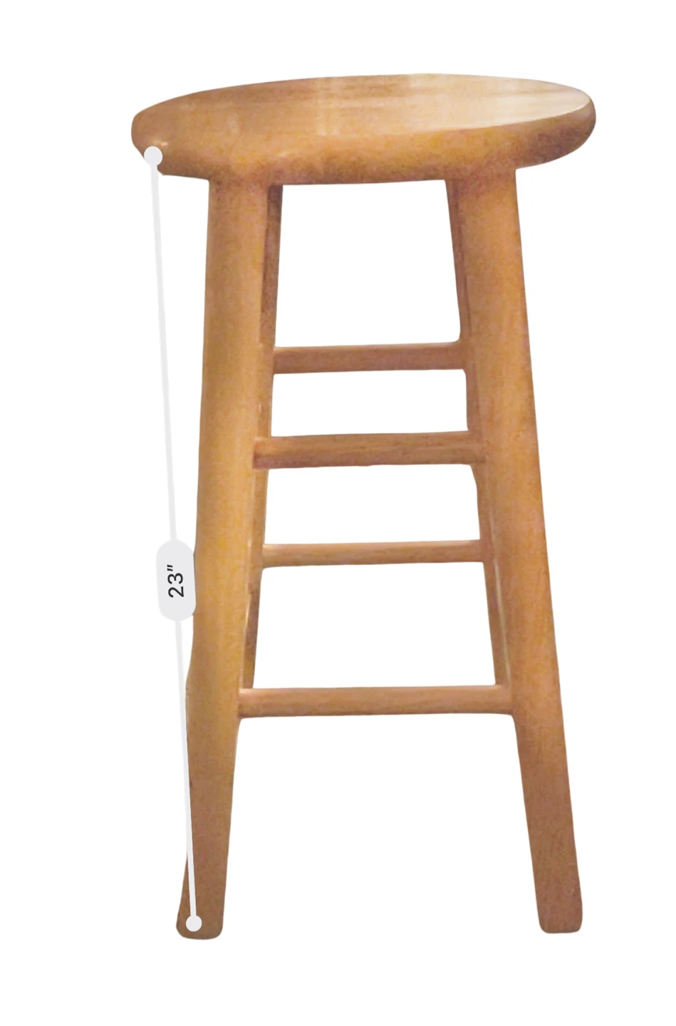 Wooden Bar Stool - 23" Height - photo 2
