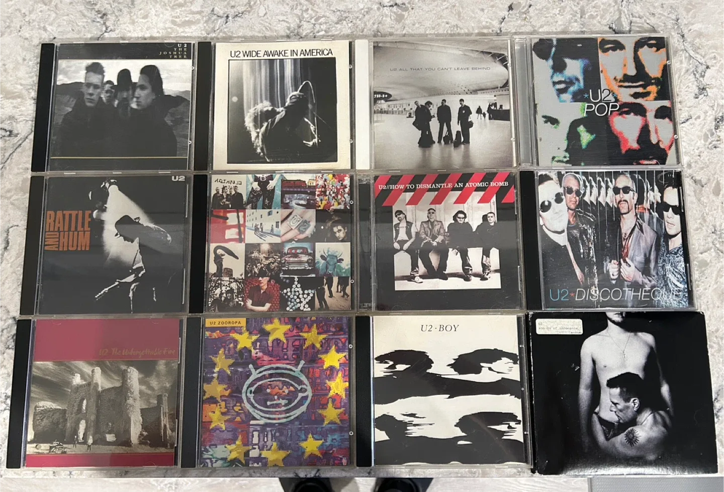 U2 CD Collection (12 total) - Zooropa, Pop, Joshua Tree & More!