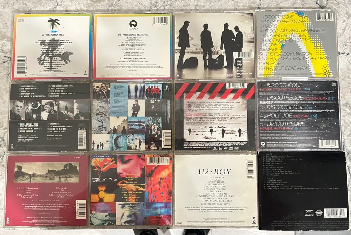 U2 CD Collection (12 total) - Zooropa, Pop, Joshua Tree & More! image indicator(2)