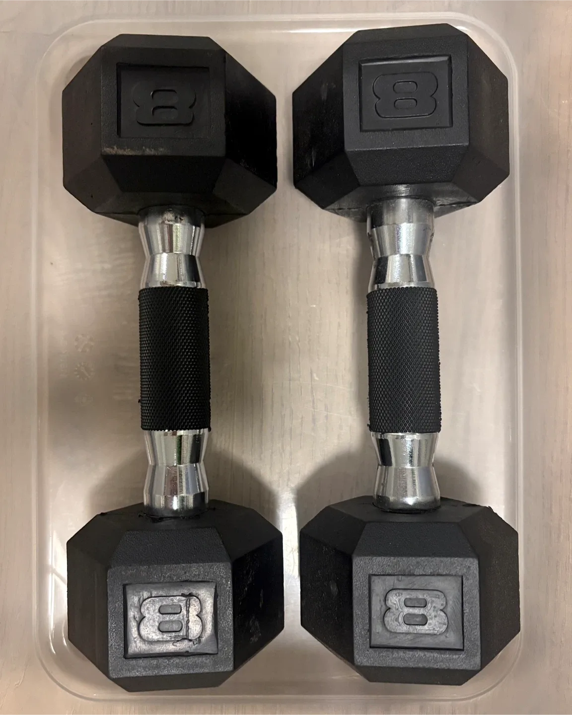 8lb dumbbells