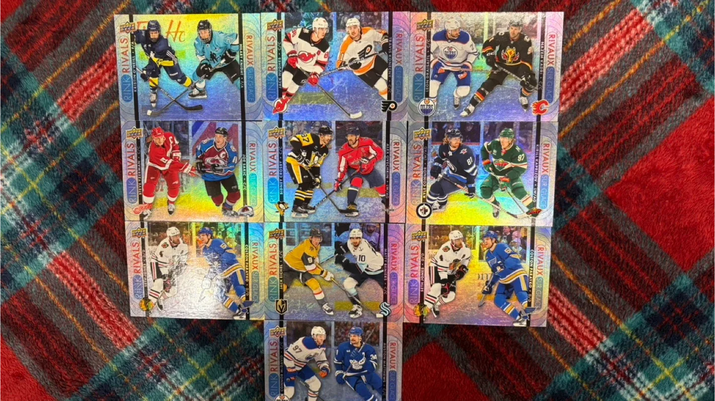 Tim Hortons Upper Deck Rink Rivals Hockey Cards