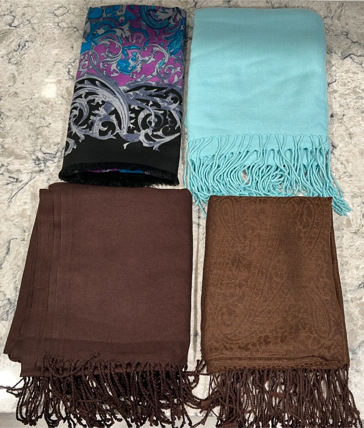 Assorted Pashmina/Shawls ($15 each or 2 for $25)