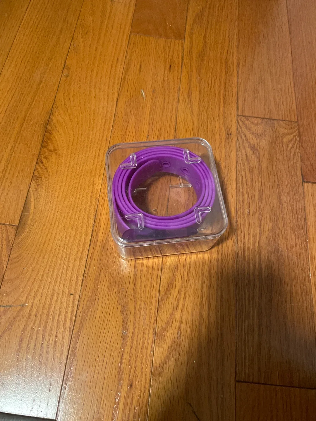 Purple Silicone Belt in Box