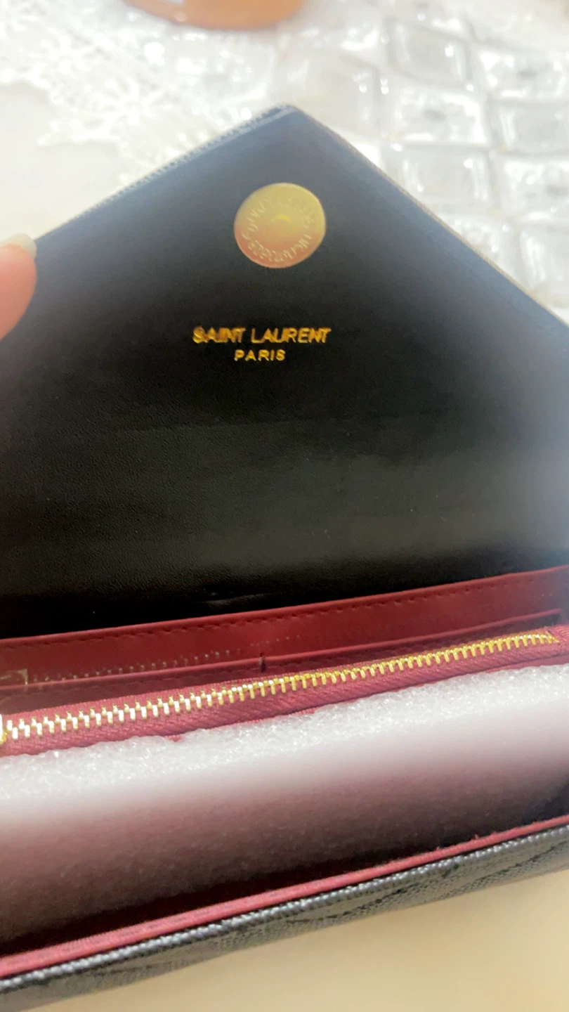 Saint Laurent Black Leather Wallet - photo 5