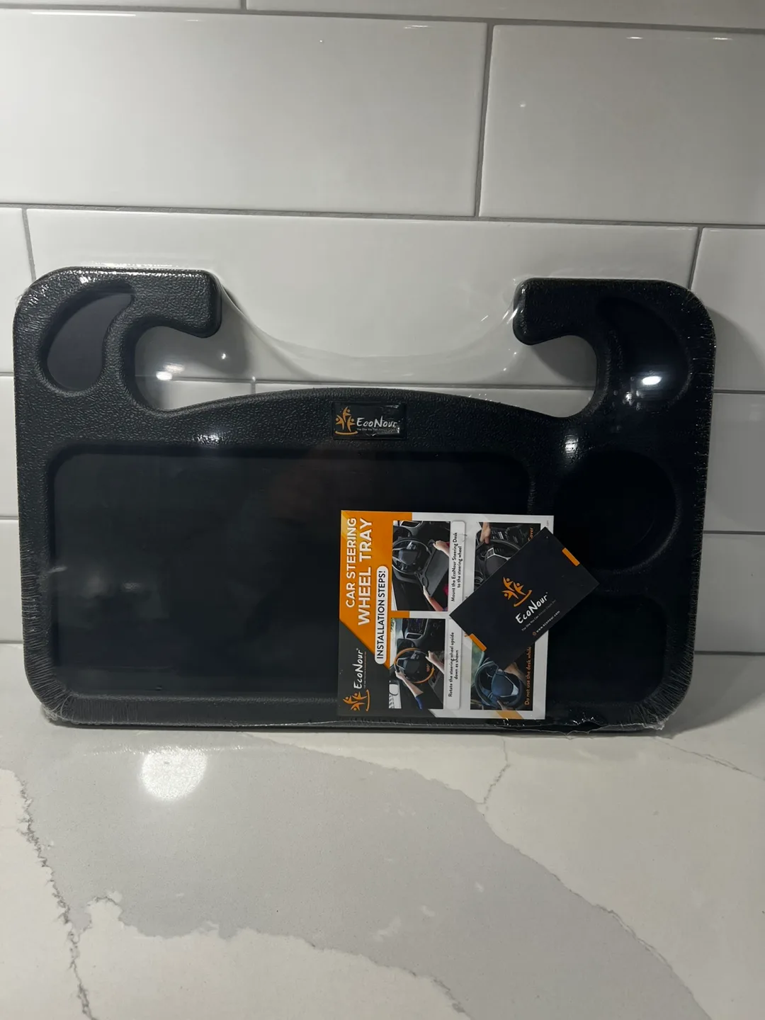 NEW EcoNour Car Steering Wheel Tray - New in Box!