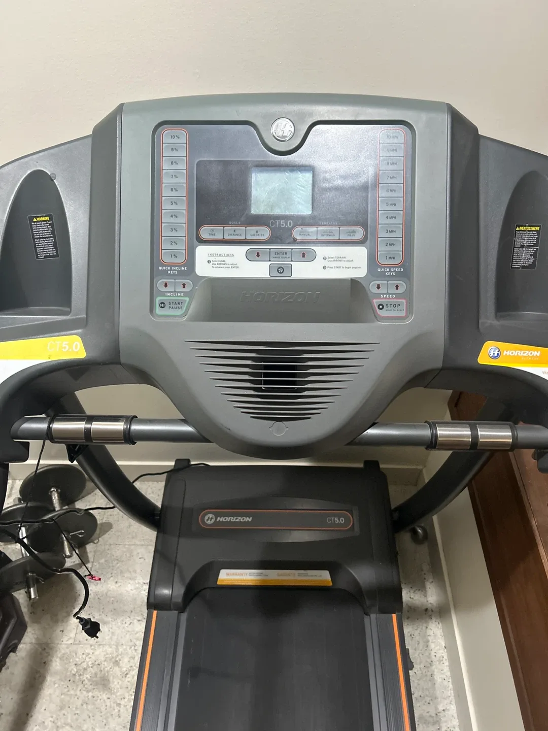 Horizon CT5.0 Treadmill image indicator(2)