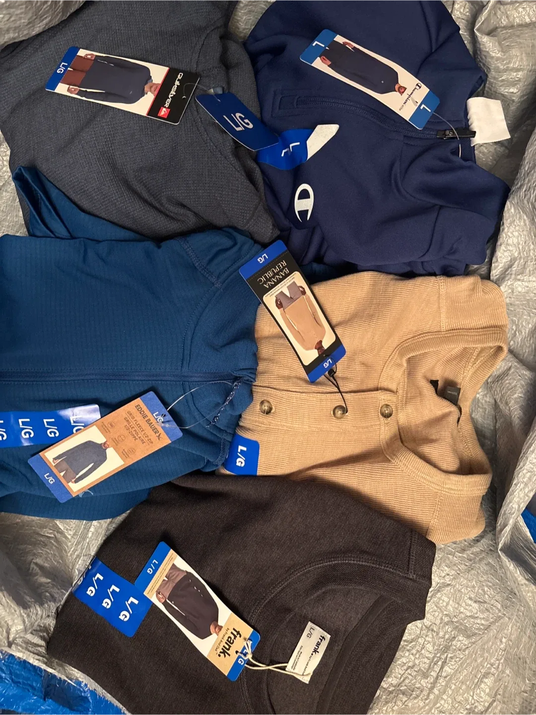 Assorted Men's Tops - Size L - New