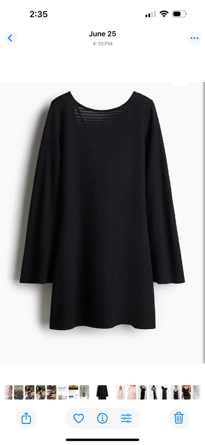 Black Mini Dress image indicator(2)