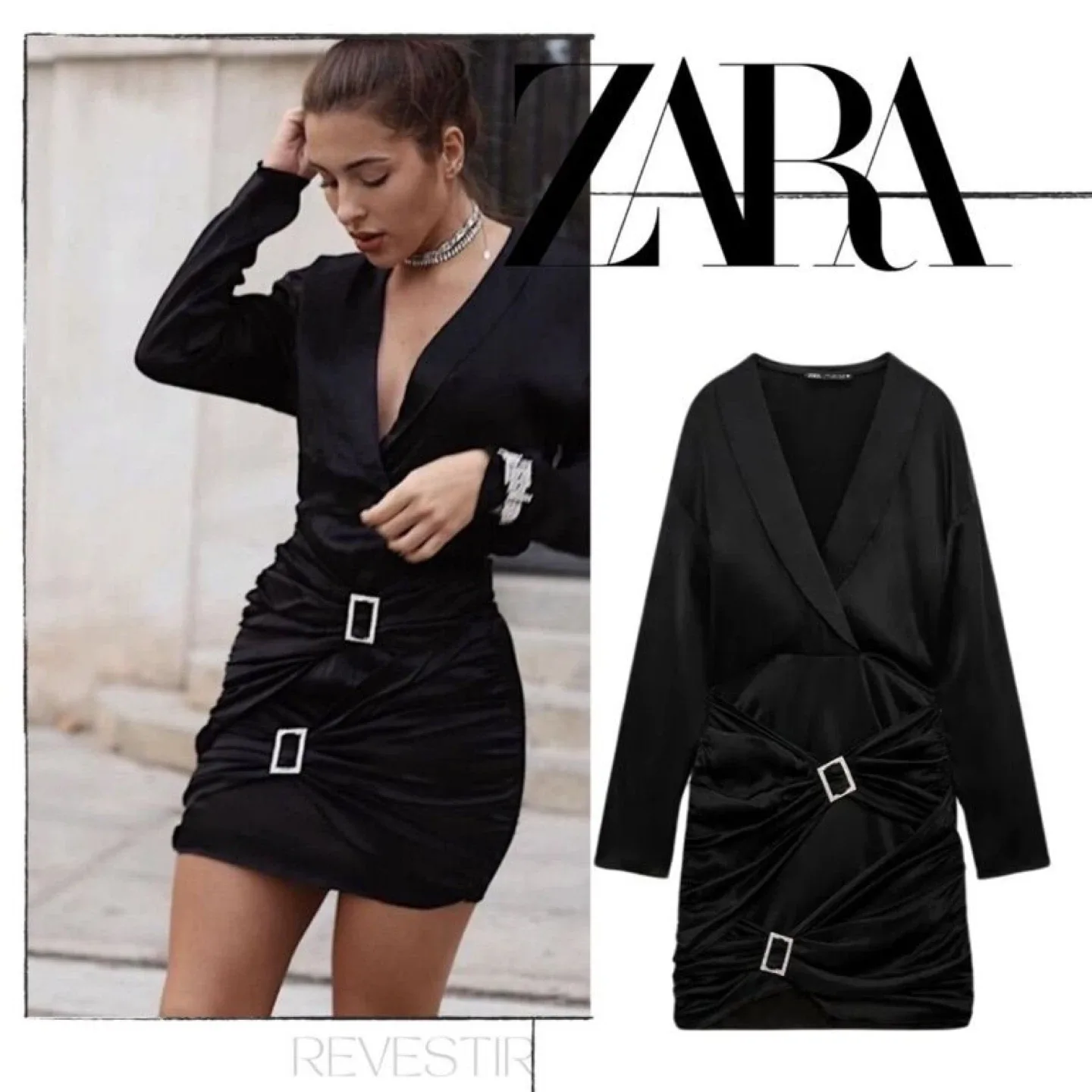 Zara Black Mini Dress