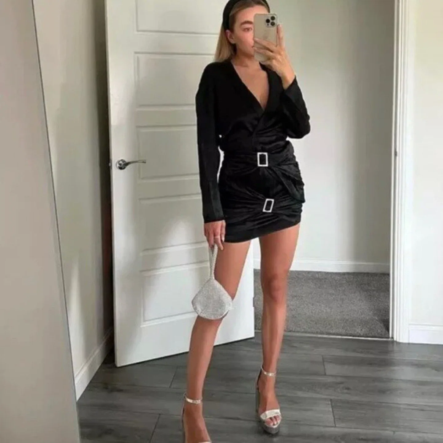 Zara Black Mini Dress image indicator(3)