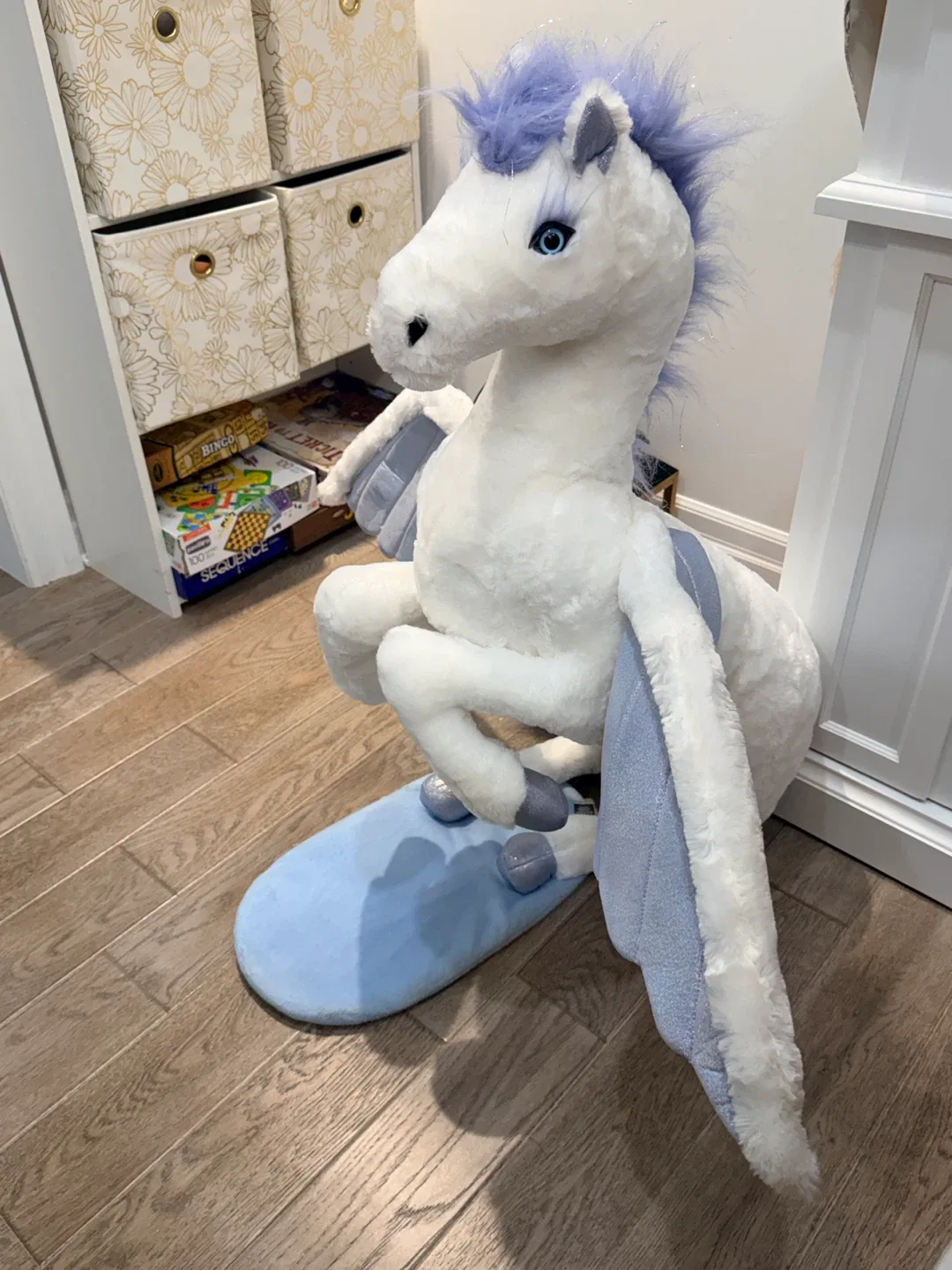 Large Pegasus White Plush Toy by Melissa & Doug image indicator(3)