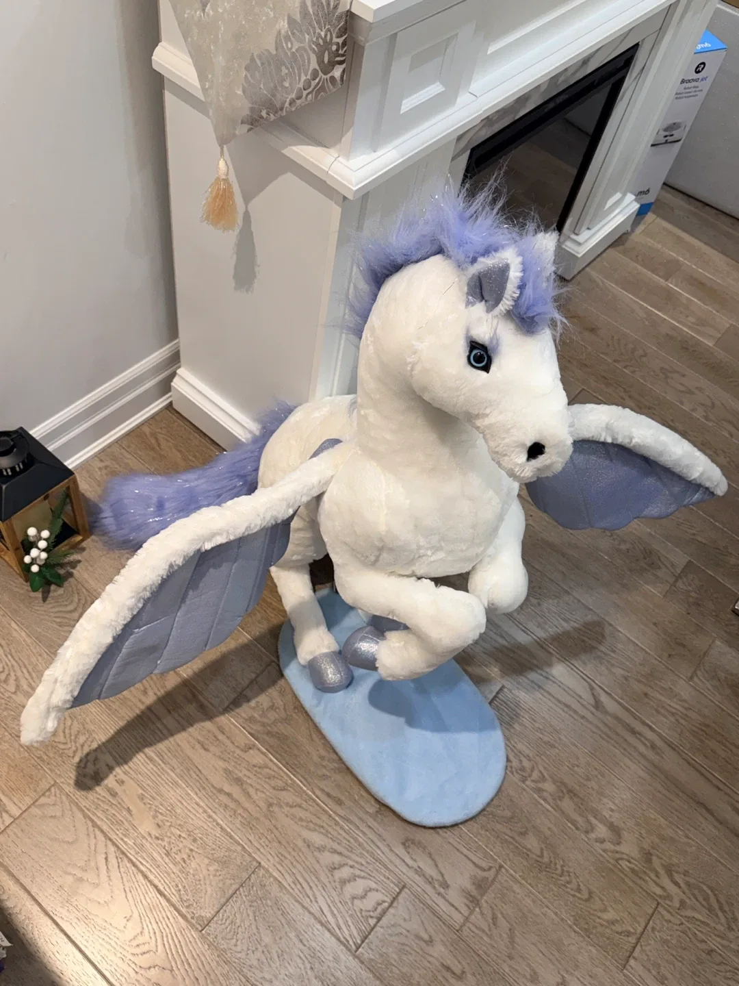 Large Pegasus White Plush Toy by Melissa & Doug image indicator(5)