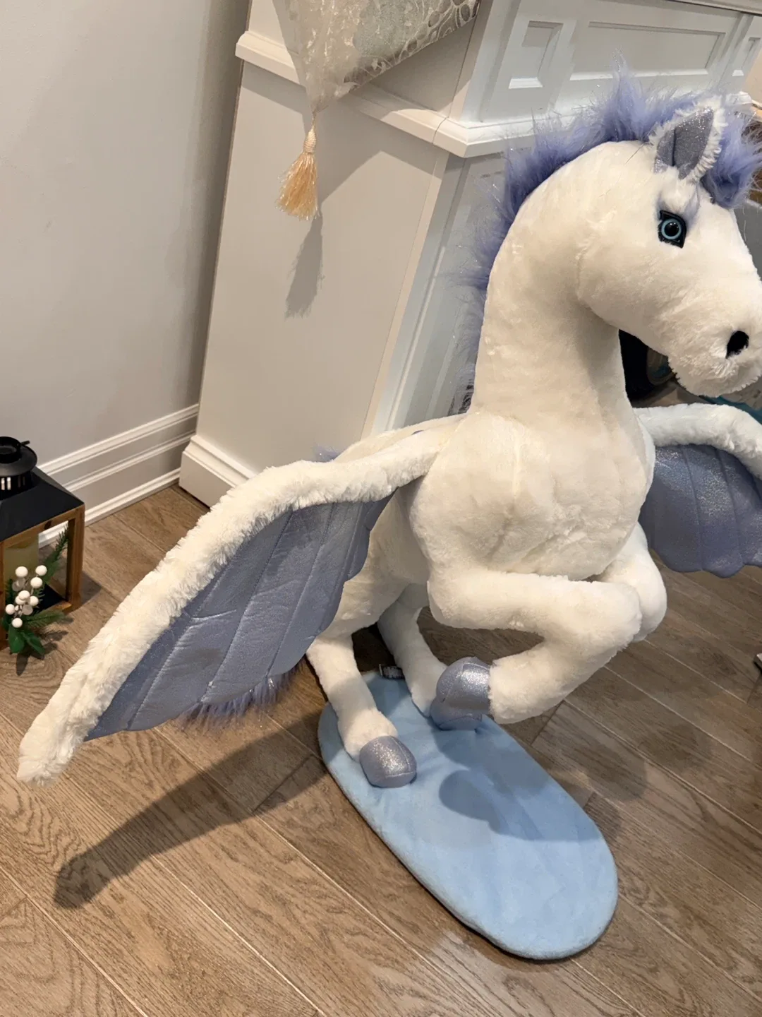 Large Pegasus White Plush Toy by Melissa & Doug image indicator(6)
