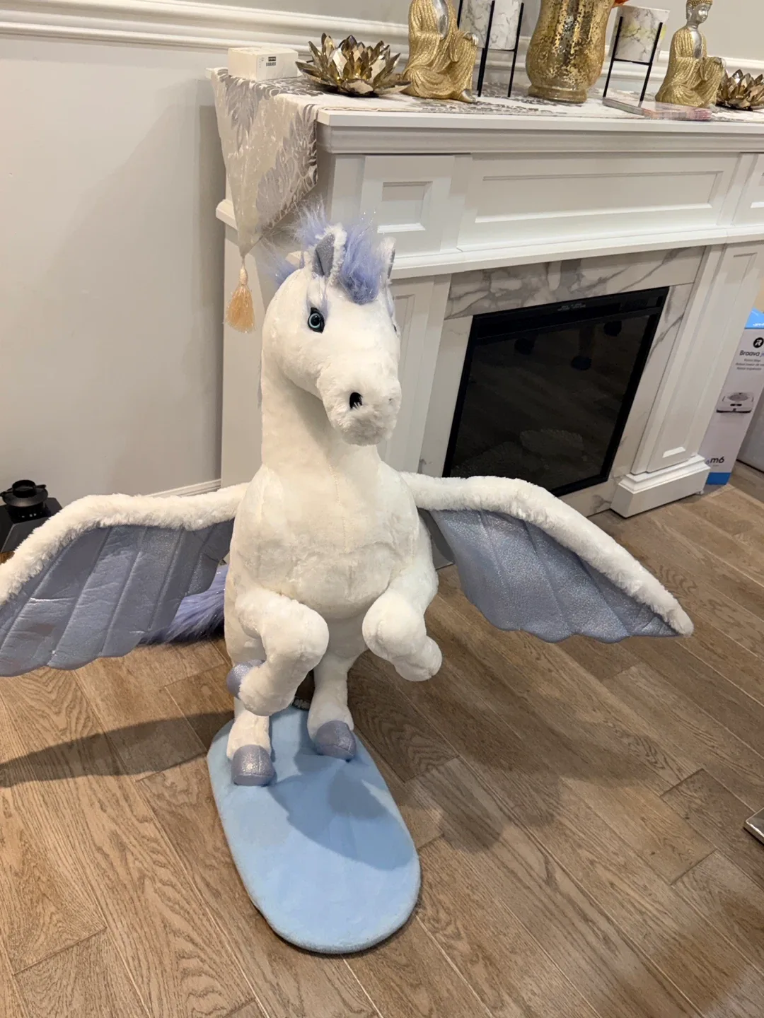 Large Pegasus White Plush Toy by Melissa & Doug image indicator(2)