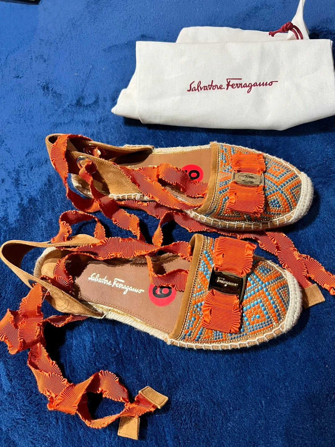 Salvatore Ferragamo Espadrille Sandals - Size 6 image indicator(3)