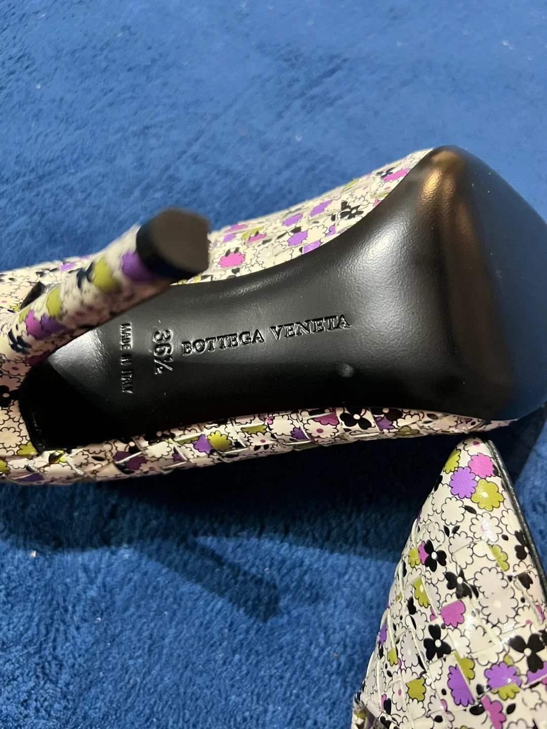 Bottega Veneta Floral Heels - Size 36.5 image indicator(5)