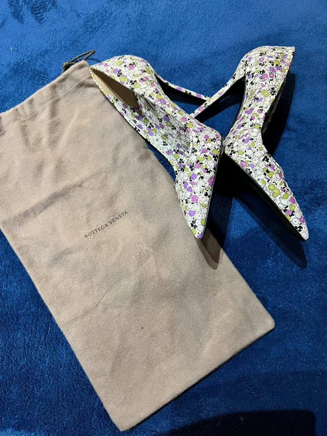 Bottega Veneta Floral Heels - Size 36.5