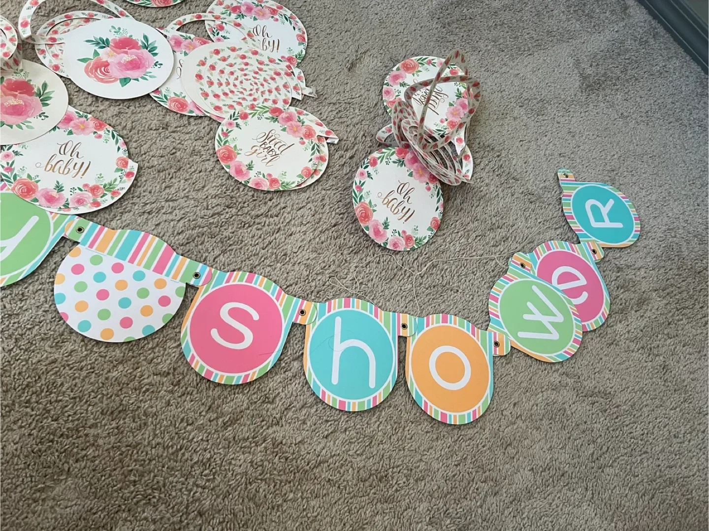 Baby Shower Banner & Decorations