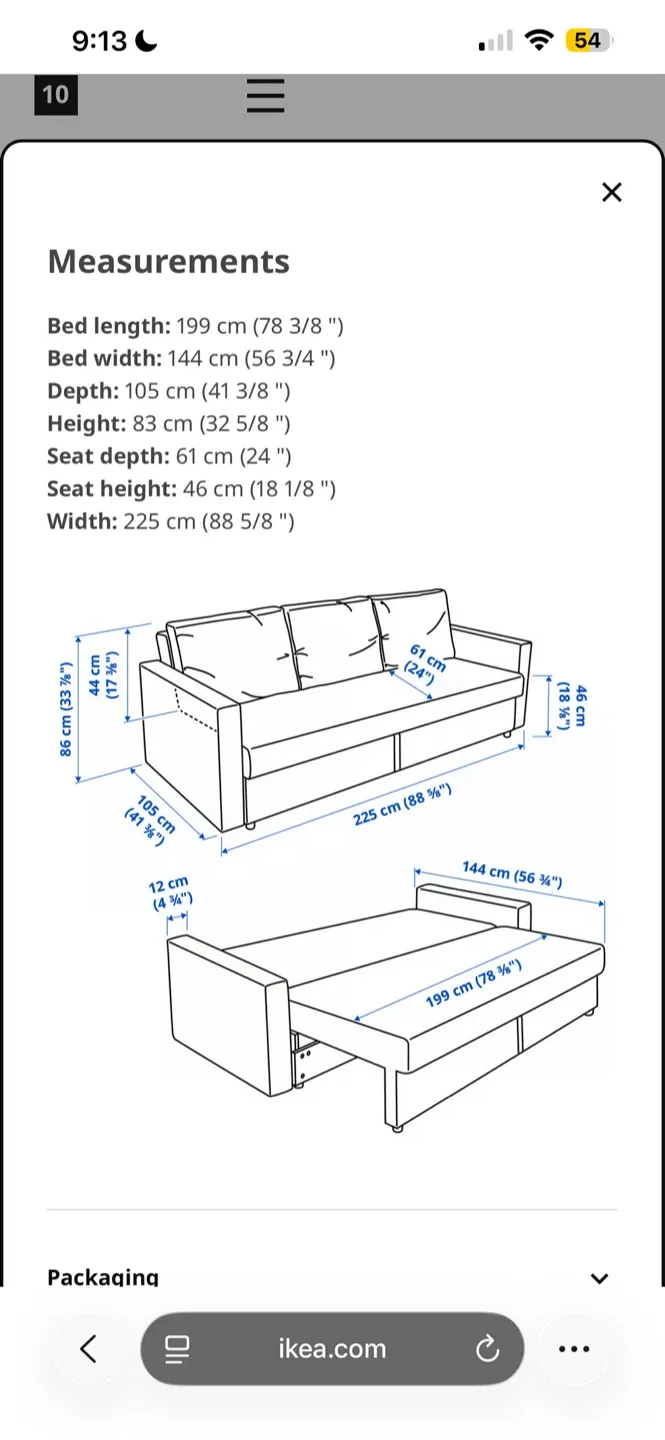 Ikea Sofa Bed - Great Condition image indicator(2)