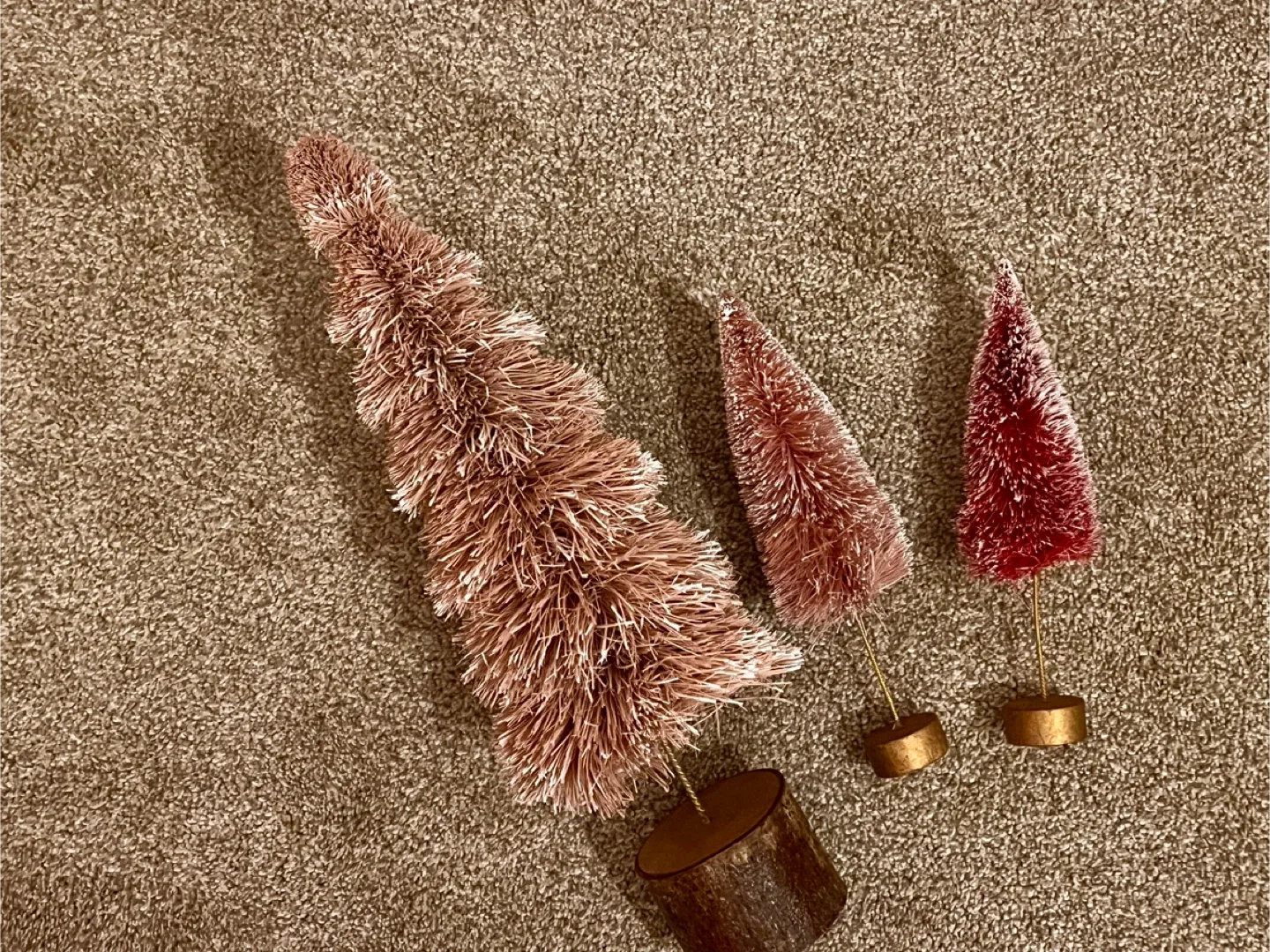 Mini Christmas Trees - Set of 3