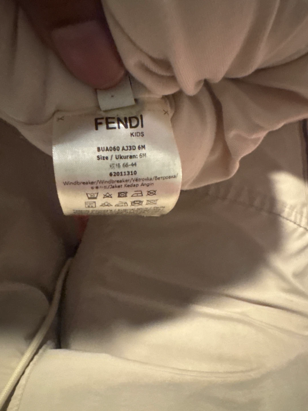 Fendi Kids Windbreaker/Padded Suit - Size 6M - photo 4