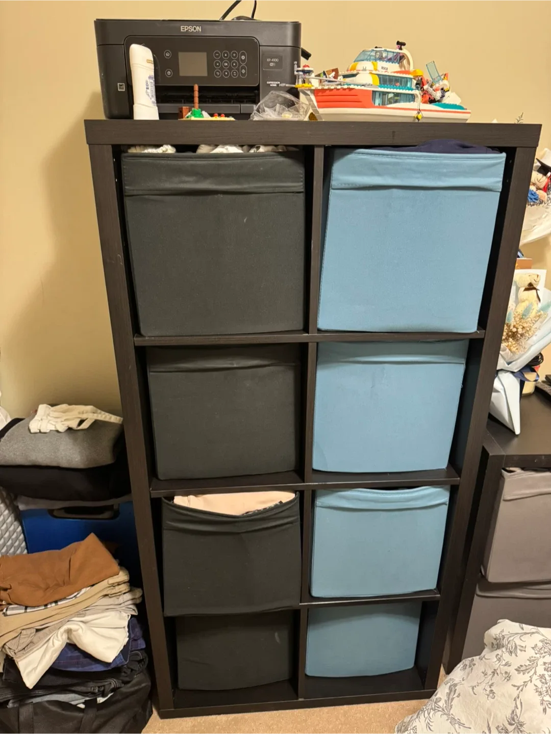 IKEA Kallax Shelf Unit with Baskets