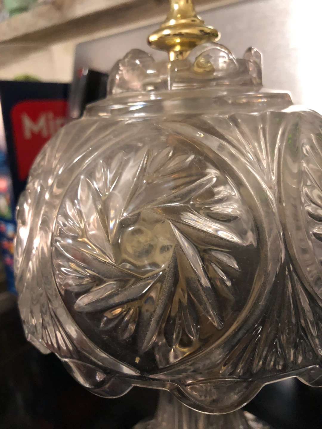 Vintage Lead Crystal Bedside or Vanity Table - photo 4