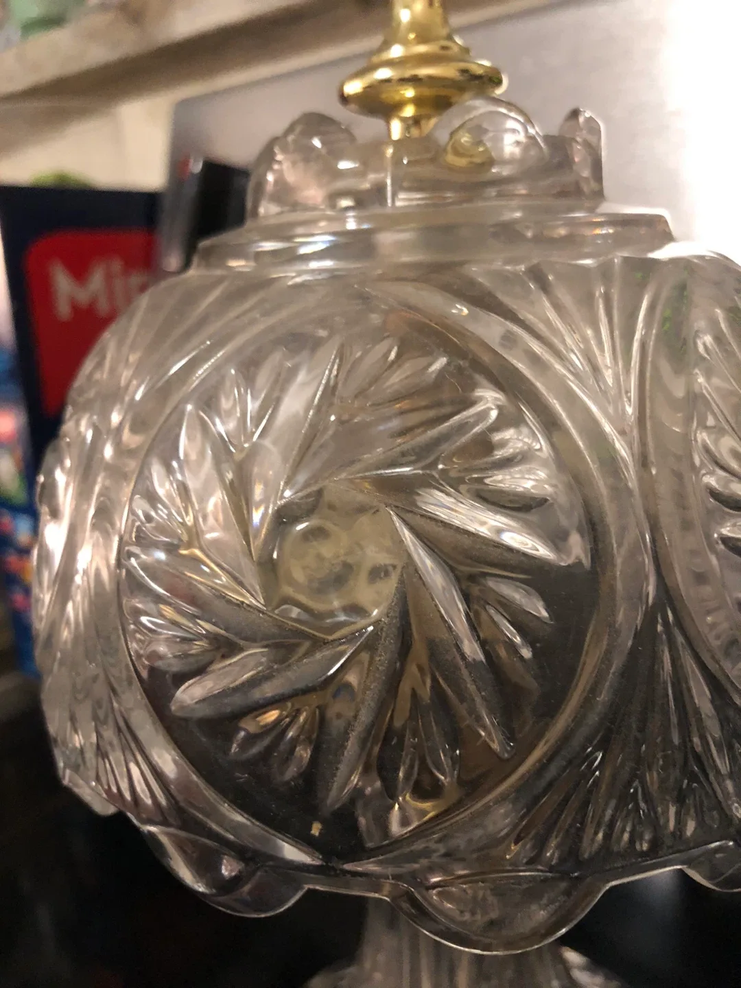 Vintage Lead Crystal Bedside or Vanity Table image indicator(4)