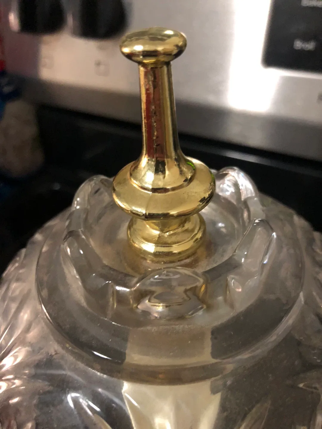 Vintage Lead Crystal Bedside or Vanity Table image indicator(5)