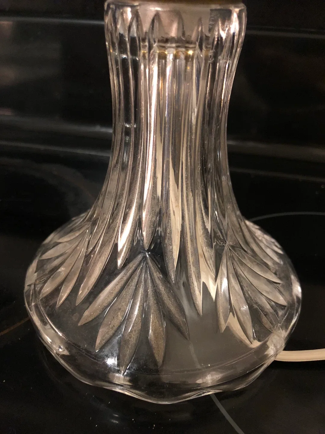 Vintage Lead Crystal Bedside or Vanity Table image indicator(2)