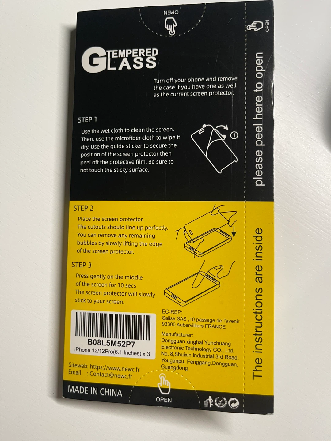 Tempered Glass Screen Protector for 12/12Pro/13/13Pro - photo 3