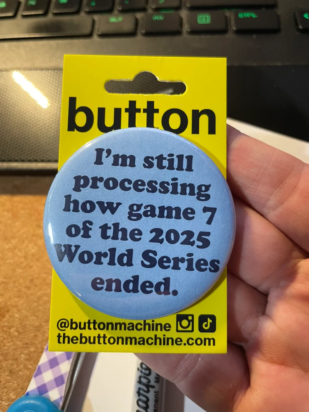 Toronto Blue Jays World Series Button #cleanout