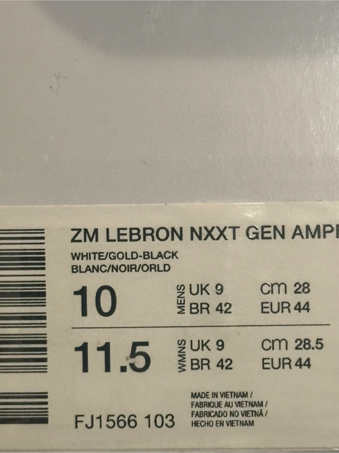 Nike Lebron NXXT Gen AMPD Shoes - Size 10 #cleanout