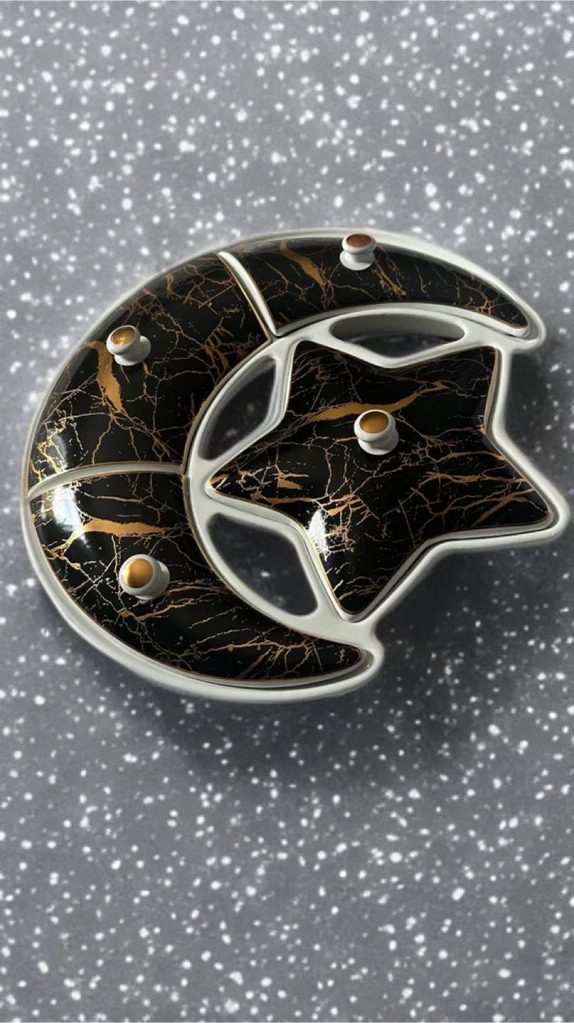 Moon & Star Ceramic Serving Dish