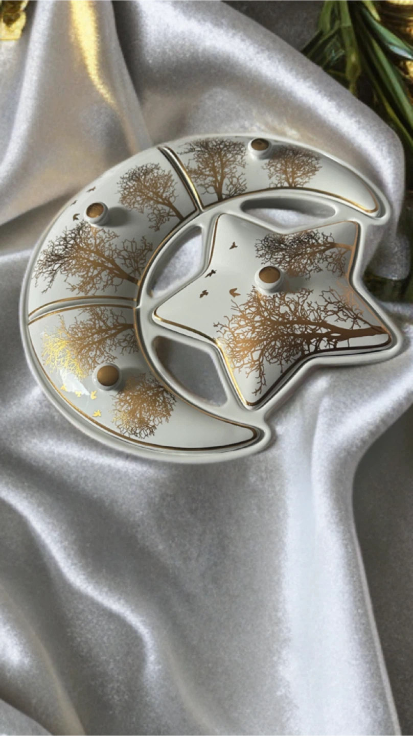Moon & Star Ceramic Serving Dish - photo 2
