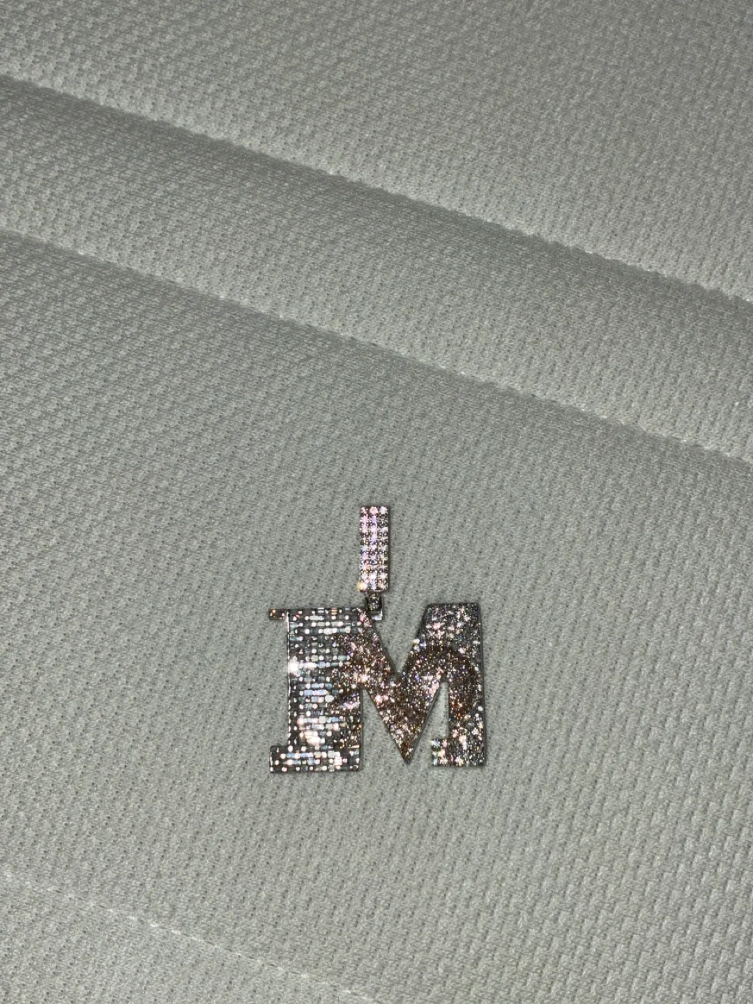 Custom 'M' Pendant Necklace