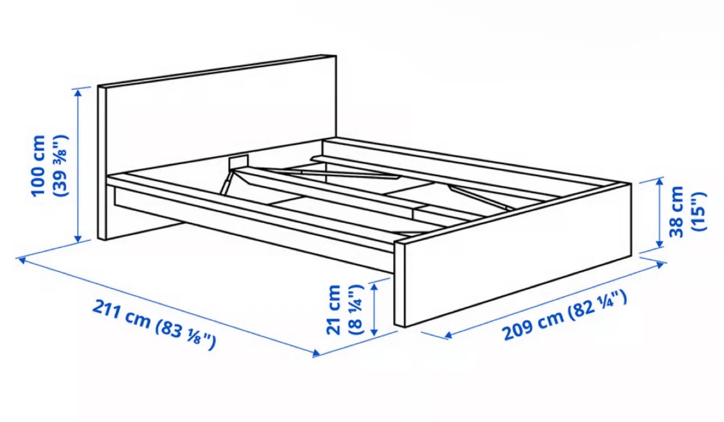 IKEA TARVA Bed Frame, Pine, Queen Size image indicator(4)