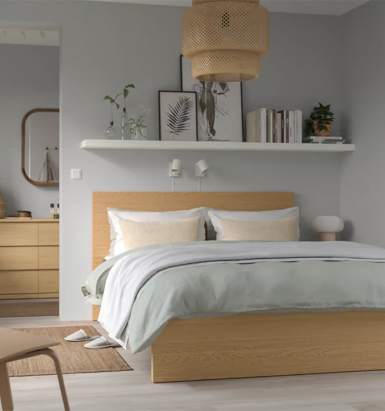 IKEA TARVA Bed Frame, Pine, Queen Size image indicator(2)