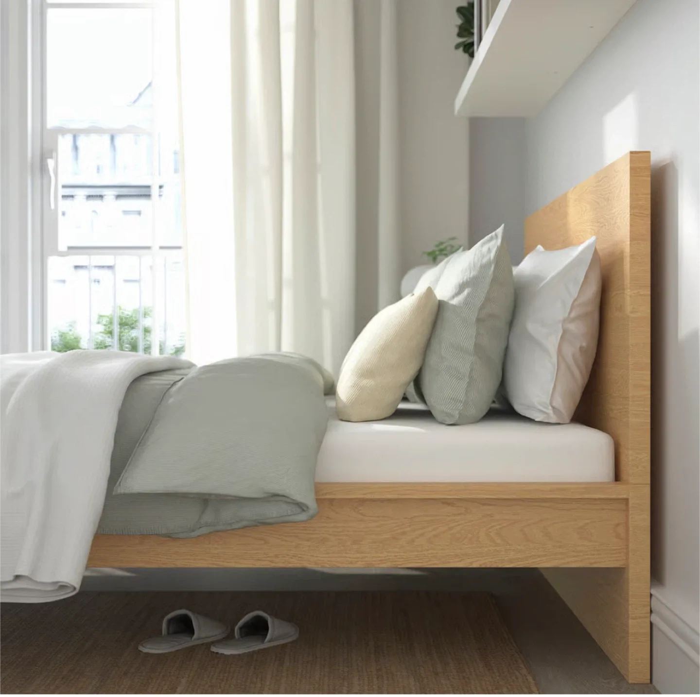 IKEA TARVA Bed Frame, Pine, Queen Size