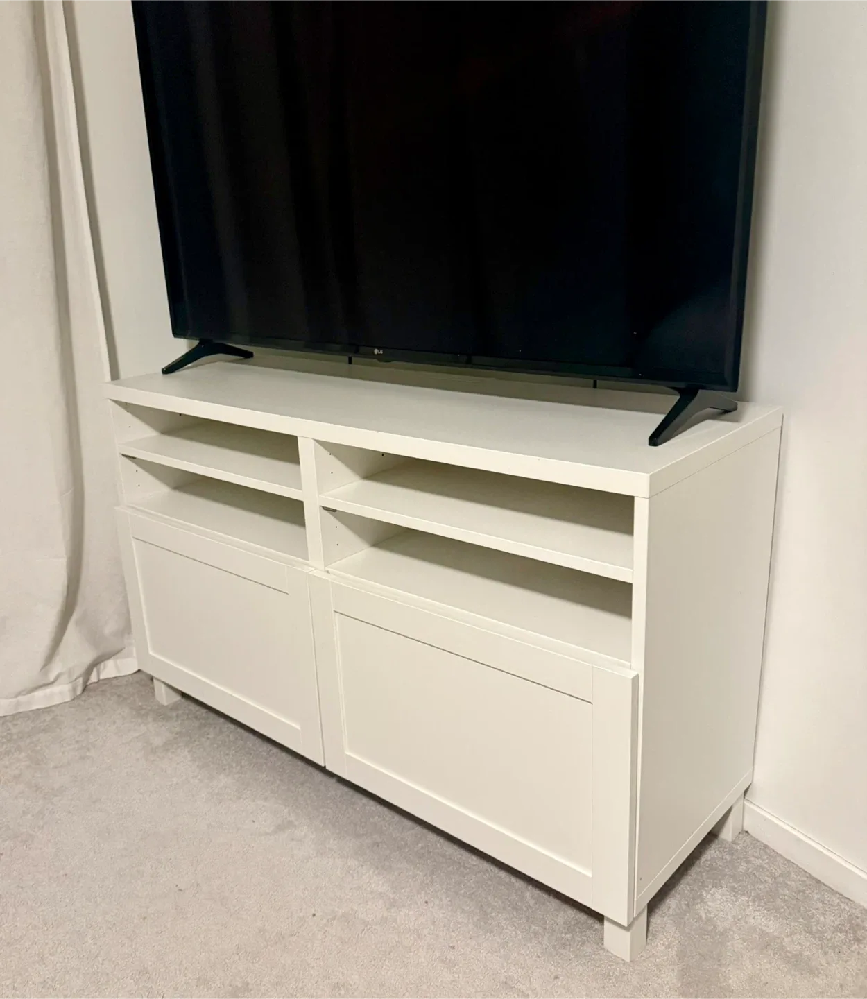 White TV Stand
