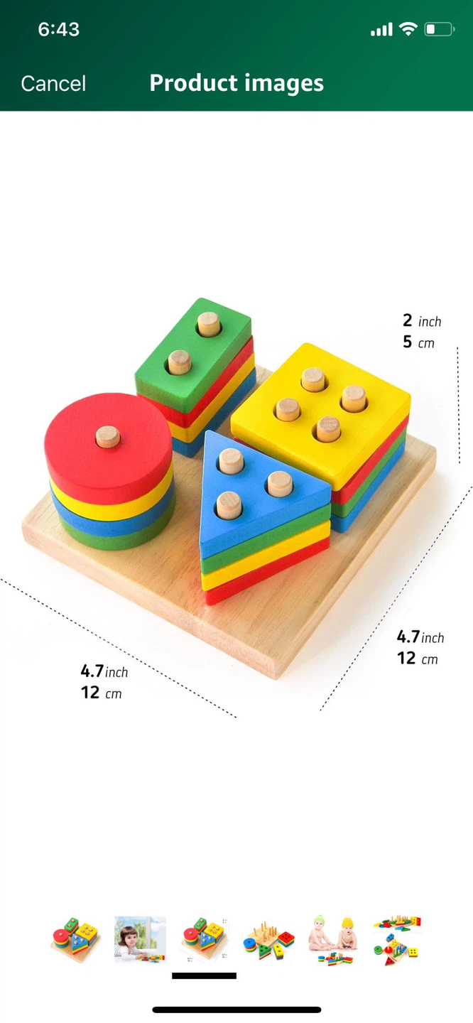 Boxiki Kids Geometric Stacker - New in Box! - photo 2
