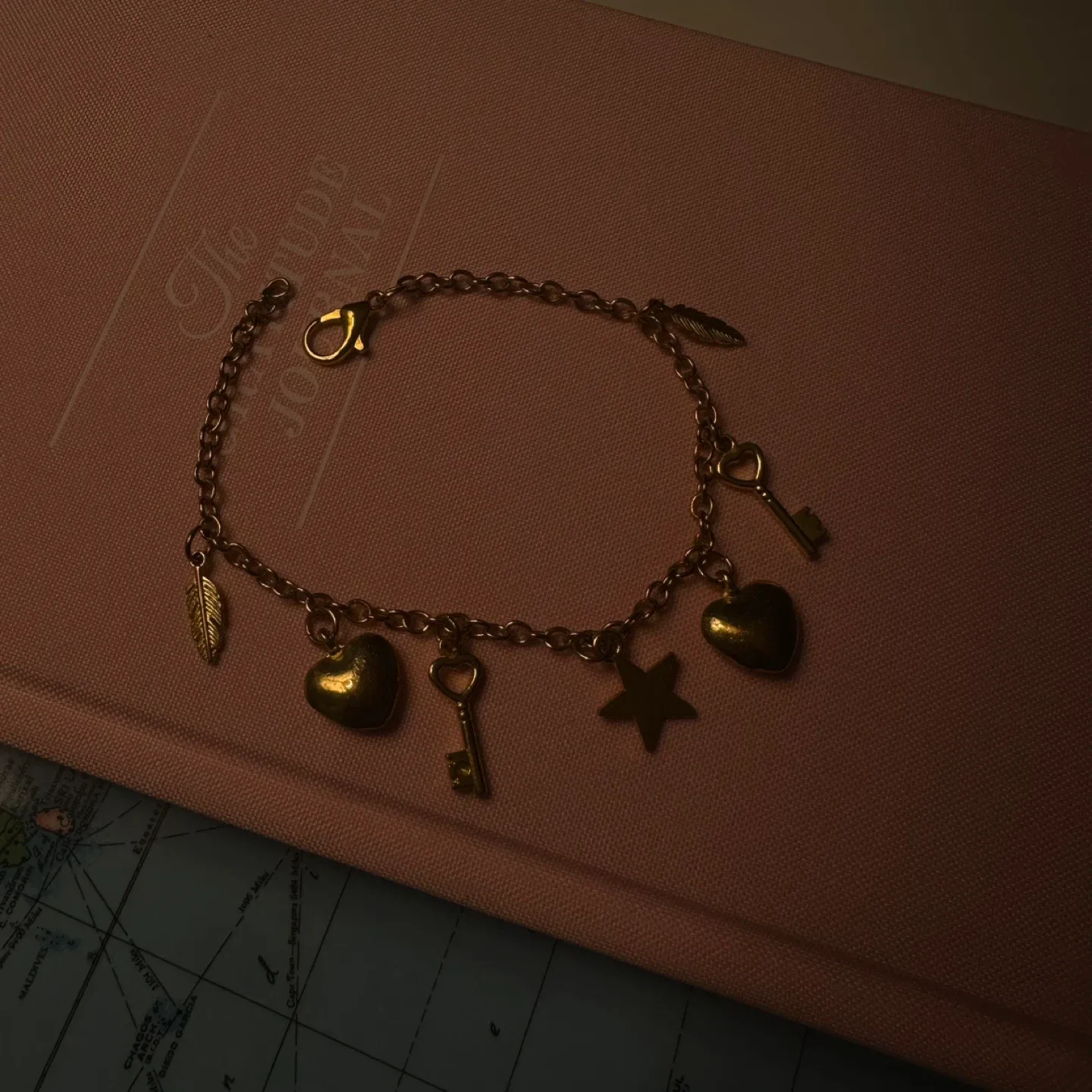 Gold Charm Bracelet image indicator(2)